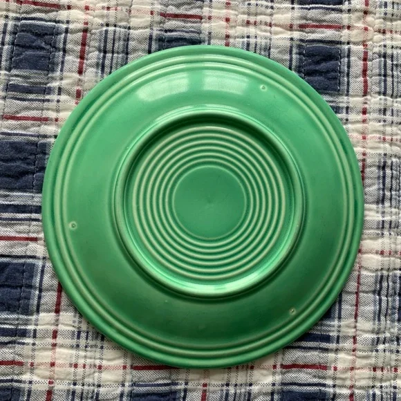 One (1) Salad Plate Fiesta Light Green (Older) by Homer Laughlin Fiestaware - Picture 3 of 3